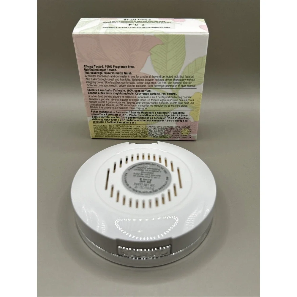 Clinique Beyond Perfecting Powder Foundation + Concealer 6 Ivory (VF-N) .51oz